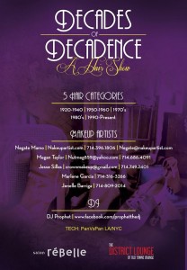 decades1 208x300 Decades of Decadence, Salon Rébelles 10 Year Bash