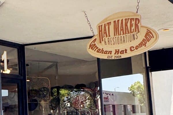 Hat shop in Old Towne Orange, California