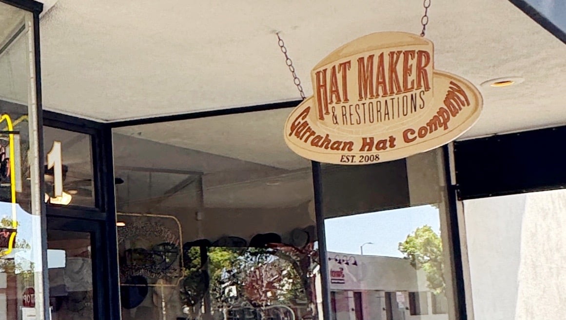 Hat shop in Old Towne Orange, California